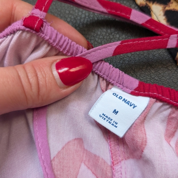 Old navy dress Pink Purple Floral Maxi - Picture 2 of 6